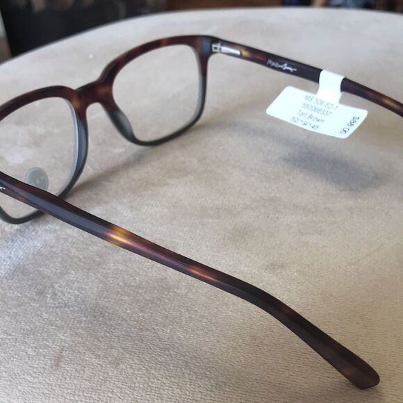 NEW MAUI AND SONS TORT BROWN UNISEX 52-19-145 EYEGLASSES EYEWEAR DESIGNER FRAME - Picture 3 of 6